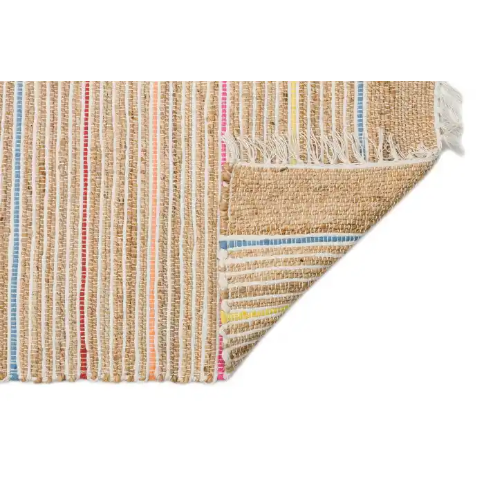 Juno Jüt Ech 05 Natural Multy Flatweave El Dokuma Naturel Jüt Hasır Halı