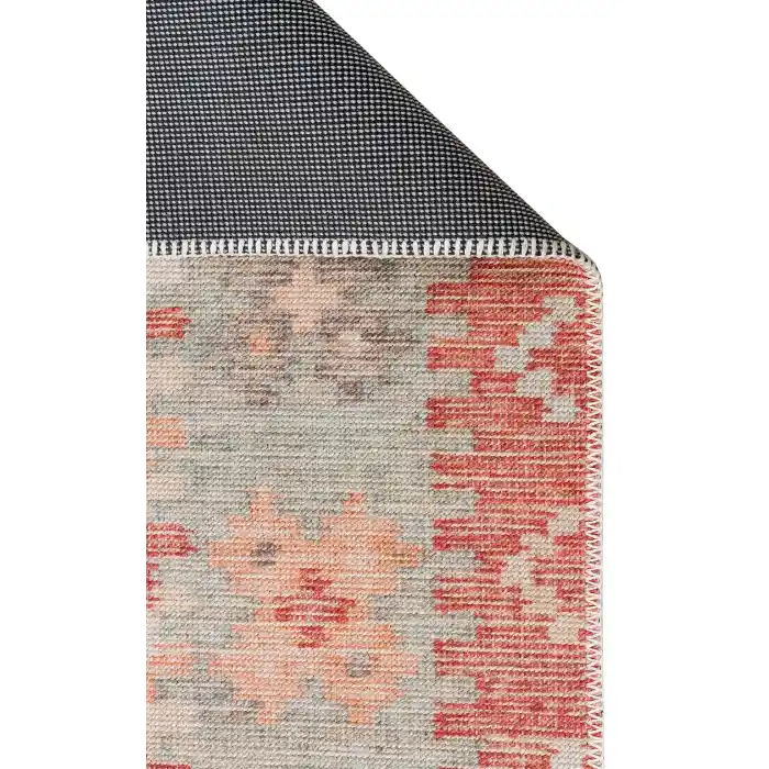 ELISTA HALI 0049 Vintage Desenlere Sahip Kaydırmaz Yıkanabilir Modern Halı