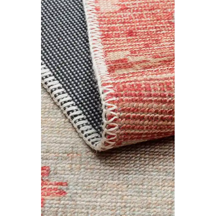 ELISTA HALI 0049 Vintage Desenlere Sahip Kaydırmaz Yıkanabilir Modern Halı