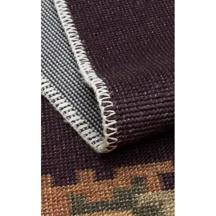 ELISTA HALI 0054 Vintage Desenlere Sahip Kaydırmaz Yıkanabilir Modern Halı