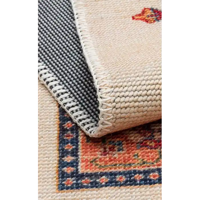 ELISTA HALI 0056 Vintage Desenlere Sahip Kaydırmaz Yıkanabilir Modern Halı