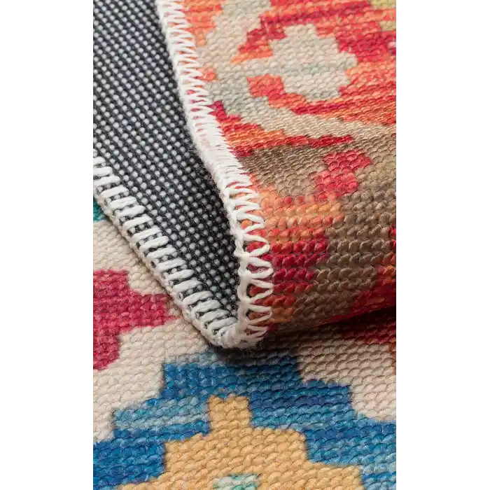 ELISTA HALI 0060 Vintage Desenlere Sahip Kaydırmaz Yıkanabilir Modern Halı