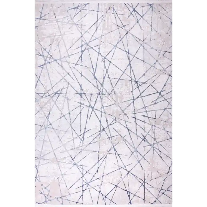 Elit 20491A Mavi Akrilik Makine Halısı