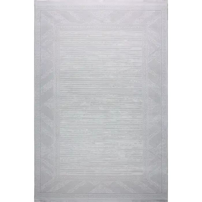 Elit 29158B Beyaz Akrilik Makine Halısı