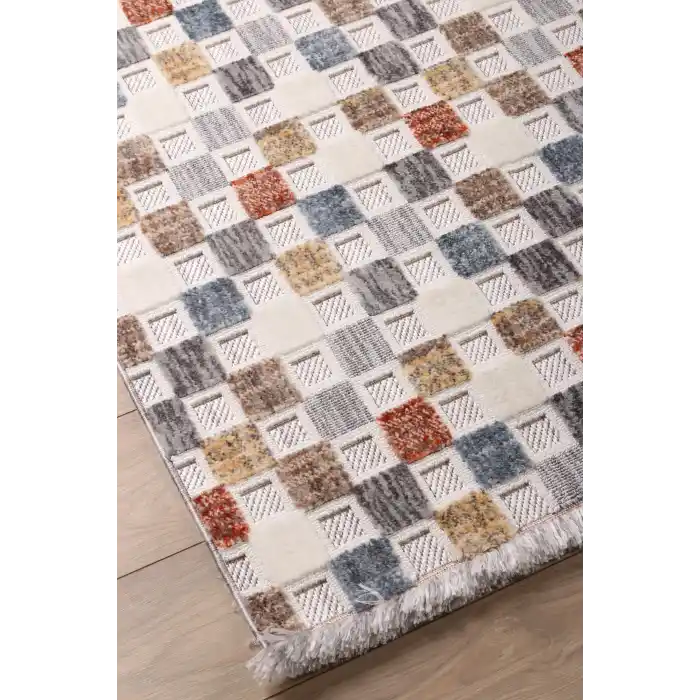 Fiesta 6669A Multi Özel Dokuma Tekniğiyle Üretilmiş Modern Makine Halısı ✄