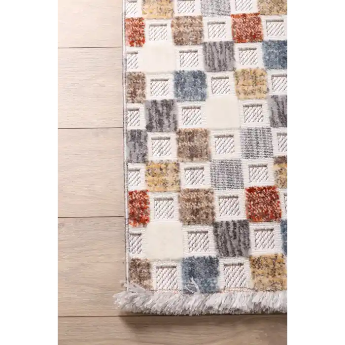 Fiesta 6669A Multi Özel Dokuma Tekniğiyle Üretilmiş Modern Makine Halısı ✄