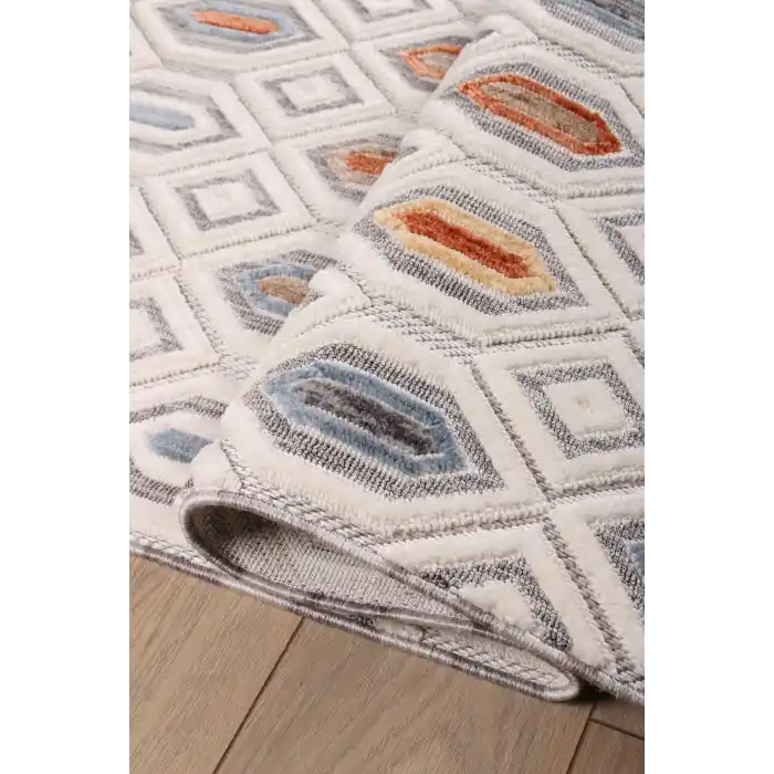 Fiesta 8748A Multi Özel Dokuma Tekniğiyle Üretilmiş Modern Makine Halısı ✄