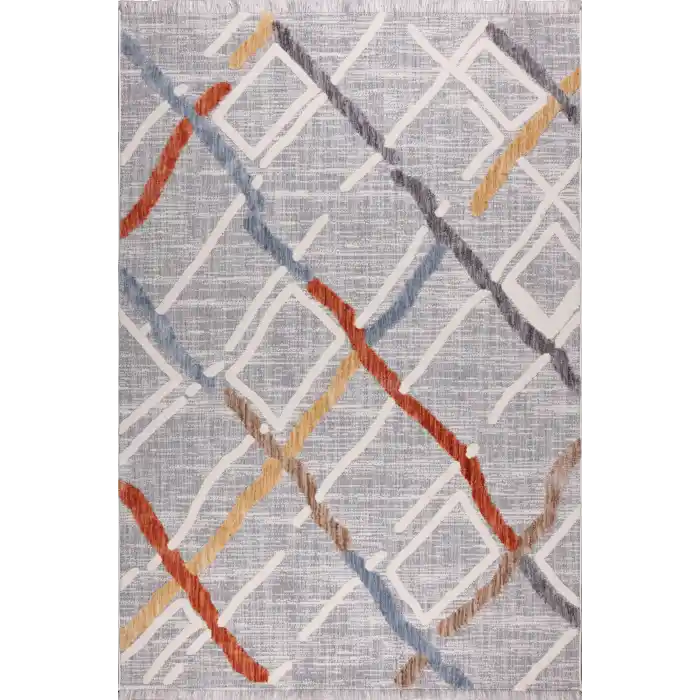 Fiesta 8782B Multi Özel Dokuma Tekniğiyle Üretilmiş Modern Makine Halısı