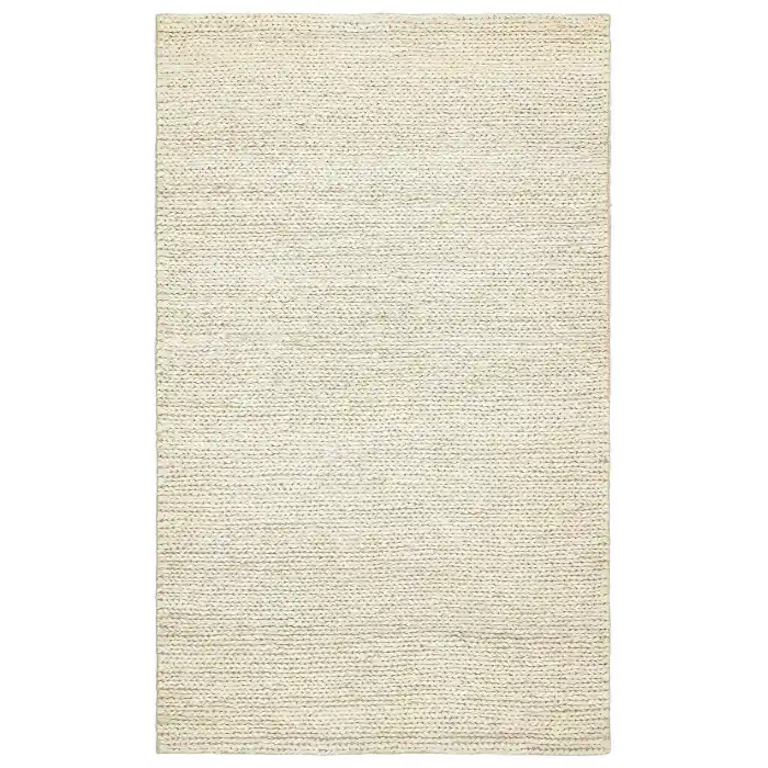 Choti Whıte Flatweave Natural Jüt İle Üretilen El Dokuma Hasır Halı