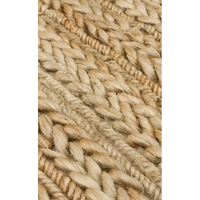Choti Mıx Natural Flatweave Natural Jüt İle Üretilen El Dokuma Hasır Halı
