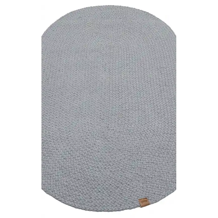 Flatweave Ptn 18 Grey Ct  Renkli Jüt Görünümlü Hasır Örgü Halı
