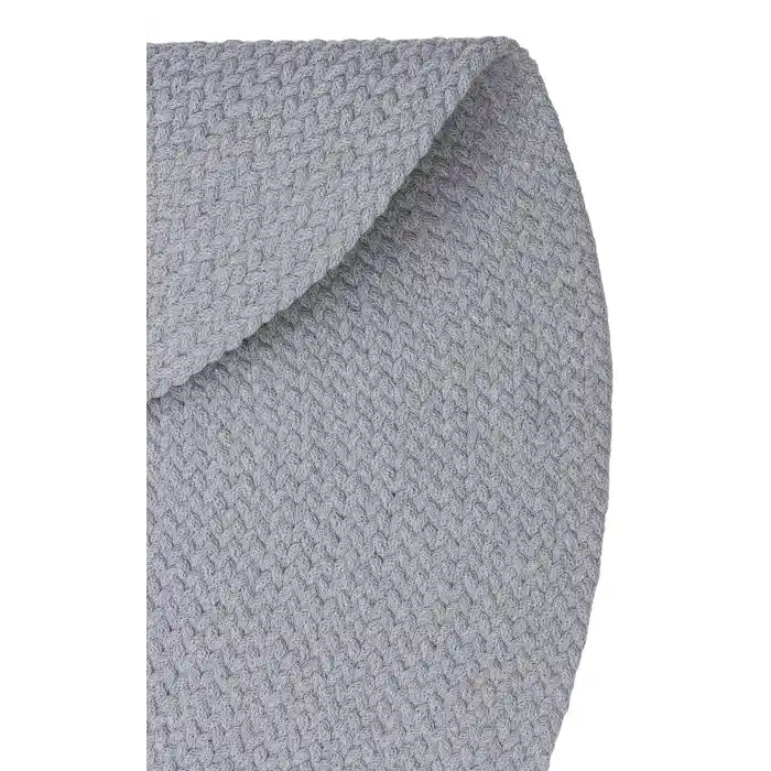 Flatweave Ptn 18 Grey Ct Q Renkli Jüt Görünümlü Hasır Örgü Halı