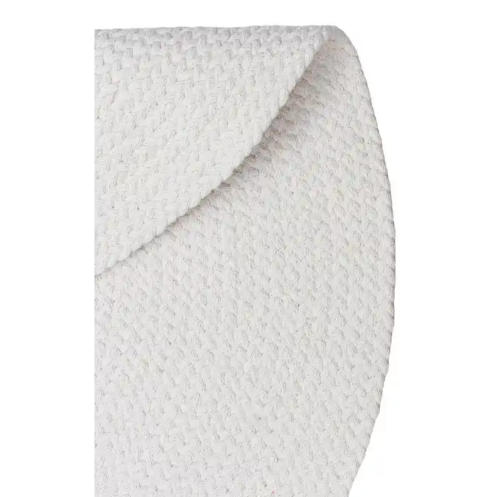 Flatweare Ptn 18 Whıte Ct Q Renkli Jüt Görünümlü Hasır Örgü Halı