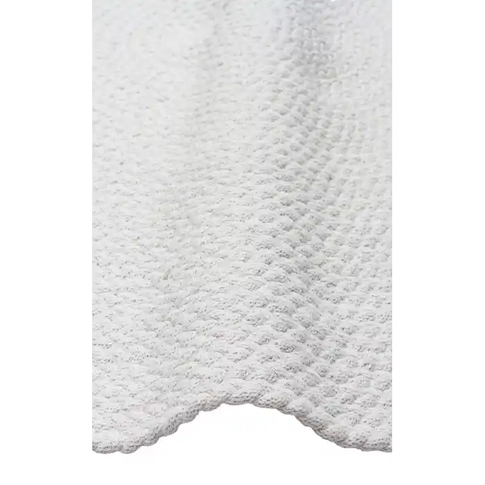 Flatweare Ptn 18 Whıte Ct Q Renkli Jüt Görünümlü Hasır Örgü Halı