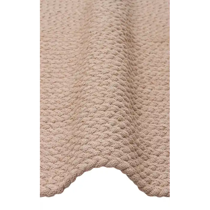 Flatweare Ptn 18 Beıge Ct Renkli Jüt Görünümlü Hasır Örgü Halı