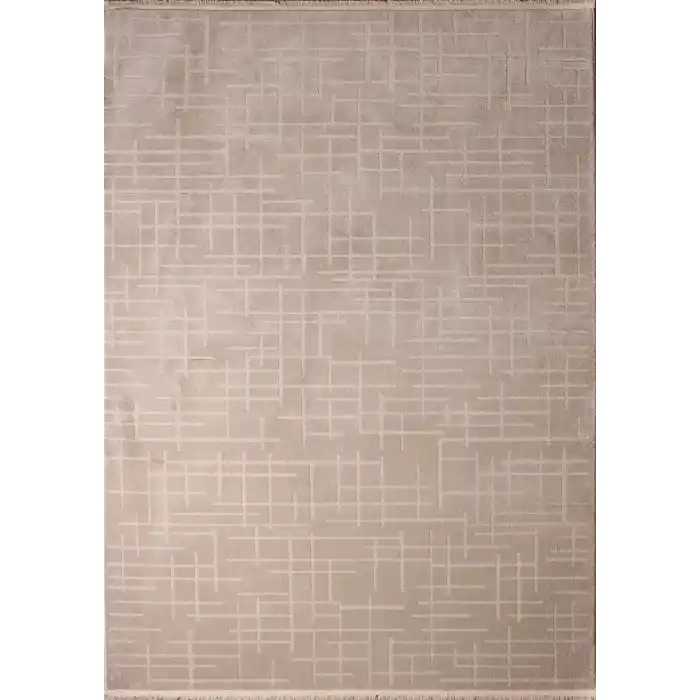 Focus 30356A Bej Dekoratif Makine Halısı