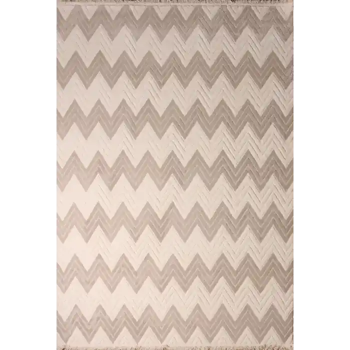 Focus 30359A Bej Krem Dekoratif Makine Halısı