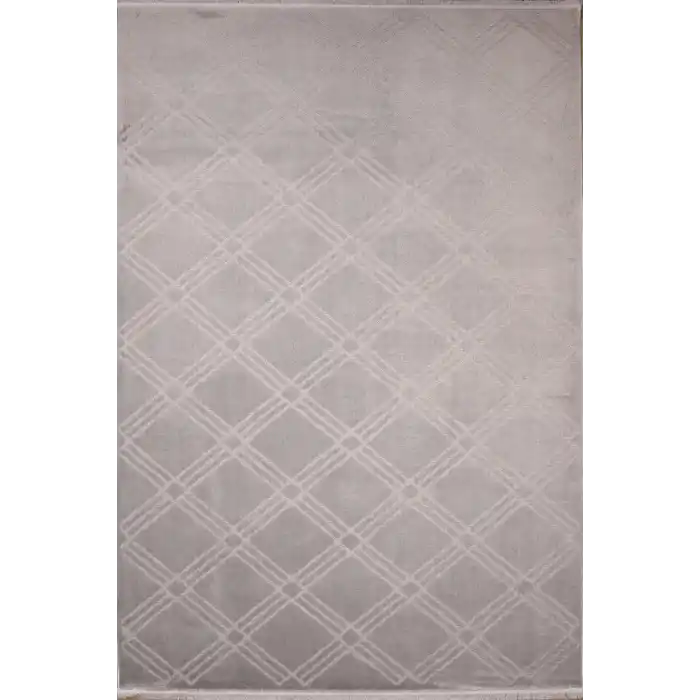 Focus 30558A Gri Dekoratif Makine Halısı