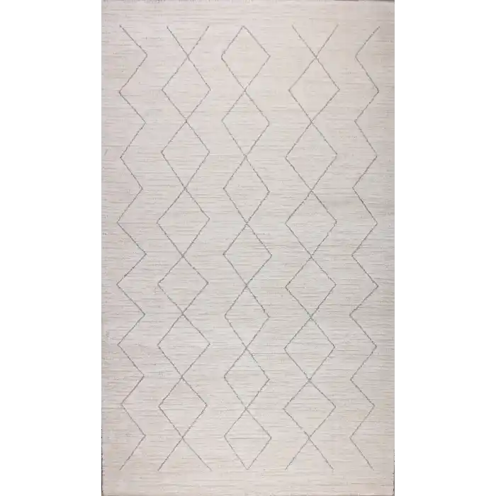 Helsinki 28367A Krem Bej Dekoratif Makine Halısı