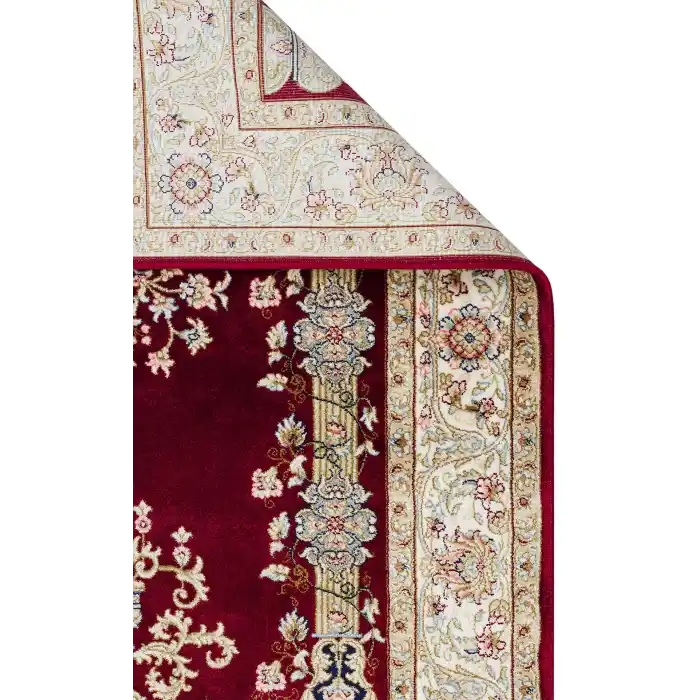 Isfahan Scd 01 Red Klasik Desenli Yüksek Kalite Sık Dokuma Seccade