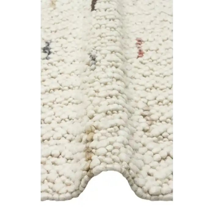 Jade Jd 06 Multy Naturel Kazak Örgü Desenli El Dokuma Örgü Halı