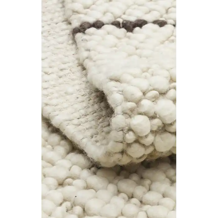 Jade Jd 06 Multy Naturel Kazak Örgü Desenli El Dokuma Örgü Halı