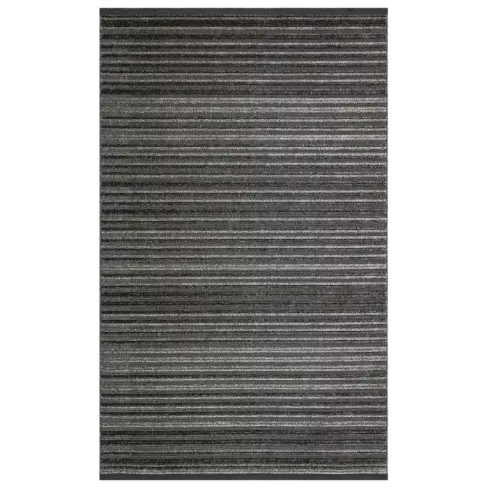 Jakarta JKR 01 Antrasit Yüksek Alçak Dokulu Hav Toz Vermez Modern Makine Halısı