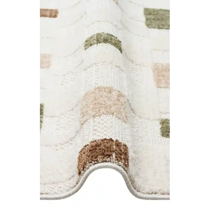 JOY HALI 0060 Hav Toz Vermeyen Yumuşak dokulu Modern Makine Halısı