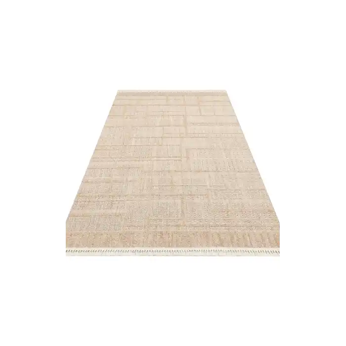 JOY HALI 0076 Hav Toz Vermeyen Yumuşak dokulu Modern Makine Halısı