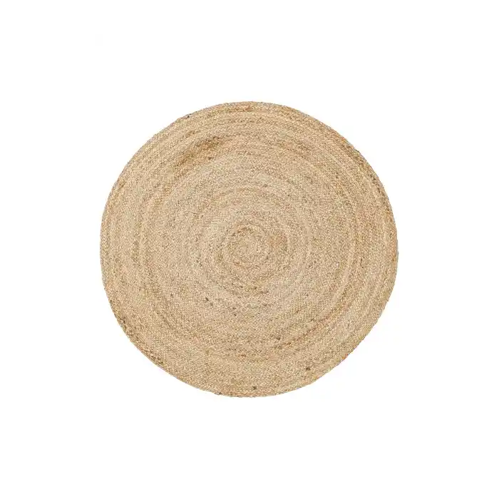 Juno Jüt Ech 01R Natural Flatweave El Dokuma Naturel Jüt Hasır Halı