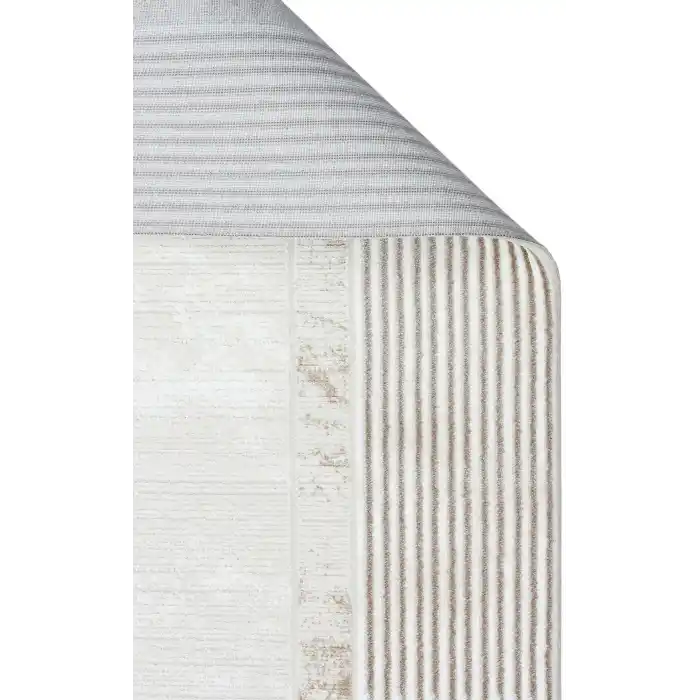 LAGOS HALI 0374 Hav Toz Vermez Eskitme Desenli Modern Makine Halısı