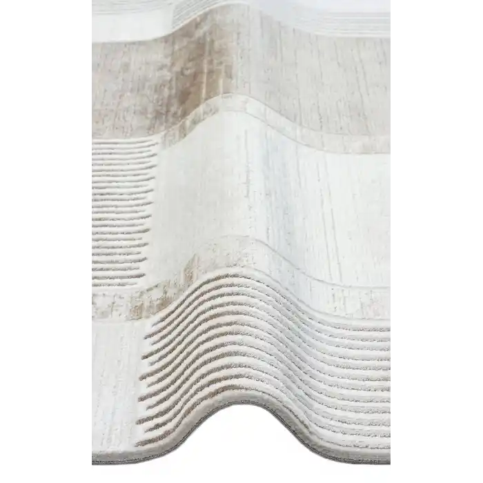 LAGOS HALI 0374 Hav Toz Vermez Eskitme Desenli Modern Makine Halısı