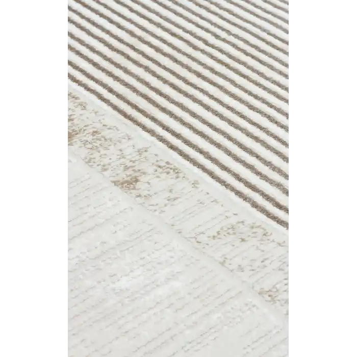 LAGOS HALI 0374 Hav Toz Vermez Eskitme Desenli Modern Makine Halısı