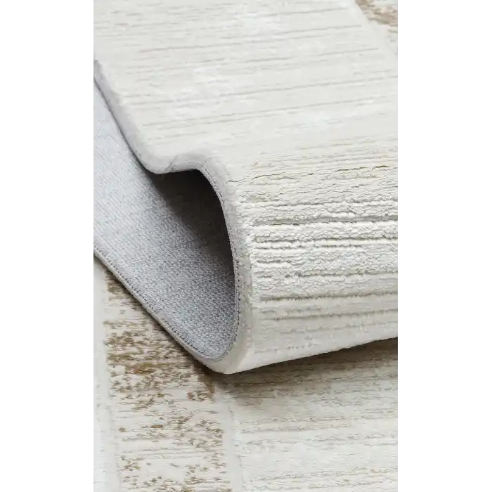 LAGOS HALI 0374 Hav Toz Vermez Eskitme Desenli Modern Makine Halısı