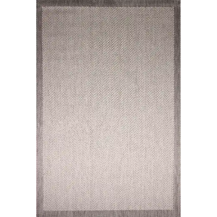 Loris L104 K.Gri Dekoratif Leke Tutmaz Yıkanailir Sisal Halı Kilim