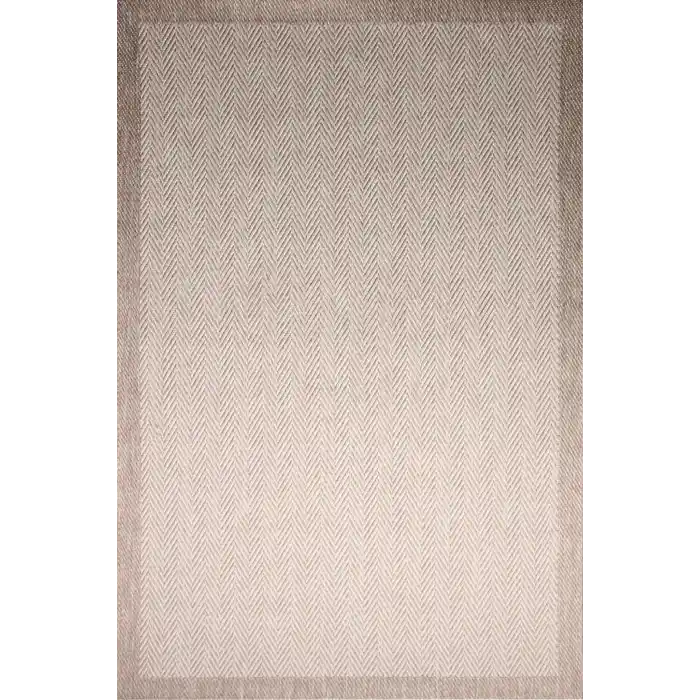 Loris L105 K.Bej Dekoratif Leke Tutmaz Yıkanailir Sisal Halı Kilim