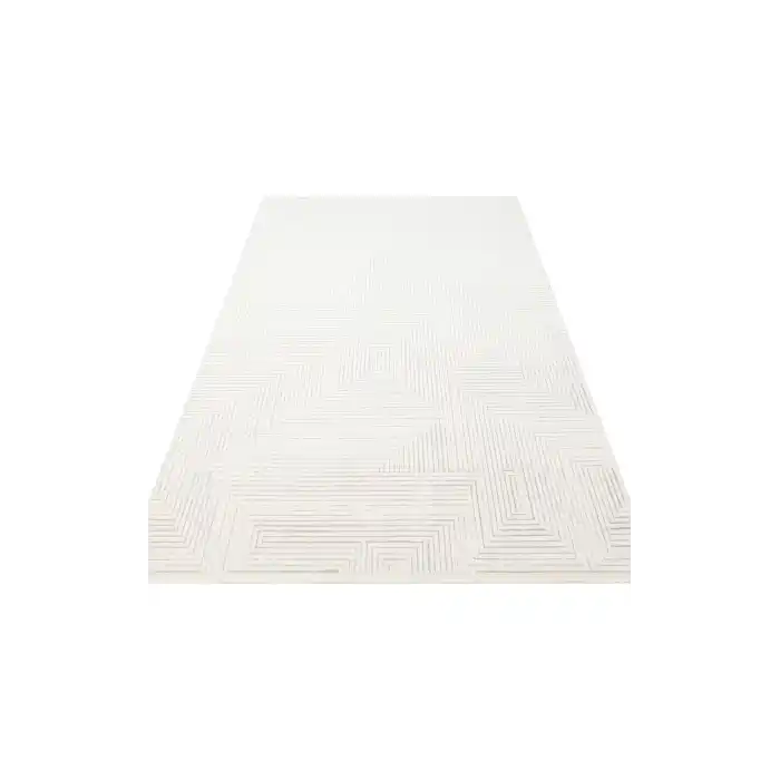 LYKIA HALI 0041 Sade ve Modern Akrilik Makine Halısı