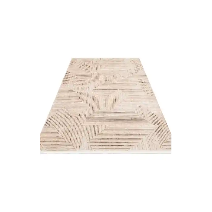 LYKIA HALI 0042 Sade ve Modern Akrilik Makine Halısı