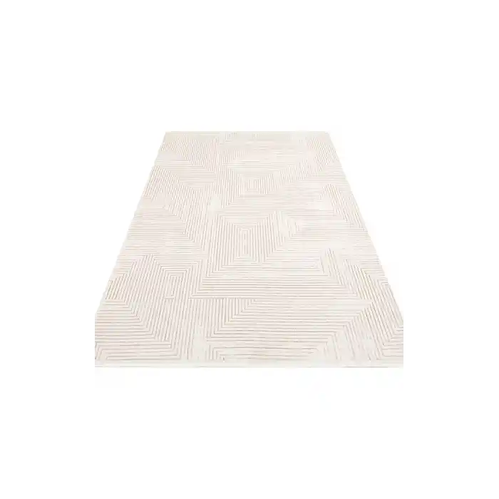 LYKIA HALI 0058 Sade ve Modern Akrilik Makine Halısı