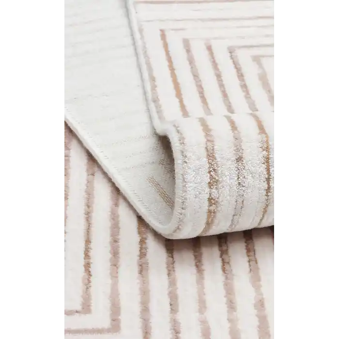 LYKIA HALI 0058 Sade ve Modern Akrilik Makine Halısı