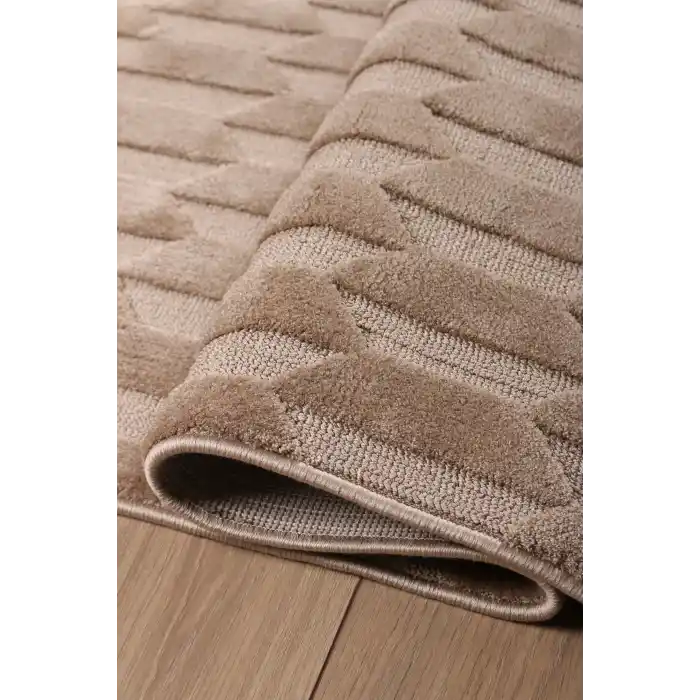 Malibu 9187A Bej Modern Makine Halısı ✄