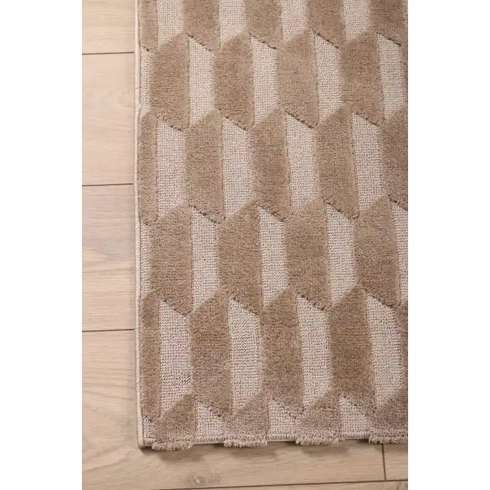 Malibu 9187A Bej Modern Makine Halısı ✄