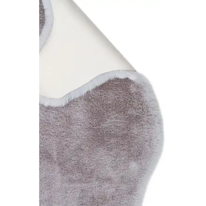 MOLLIS POST 1341 Yumuşak Dokulu Uzun Tüylü Yıkanabilir Tavşan Postu