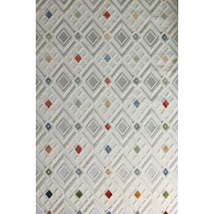 Mondeo 24780A Multi Modern Desenli Dekoratif Makine Halısı