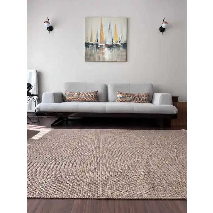 Dhoku DH001 Devetüyü Rustik Modern Örme Kilim - indoor & outdoor