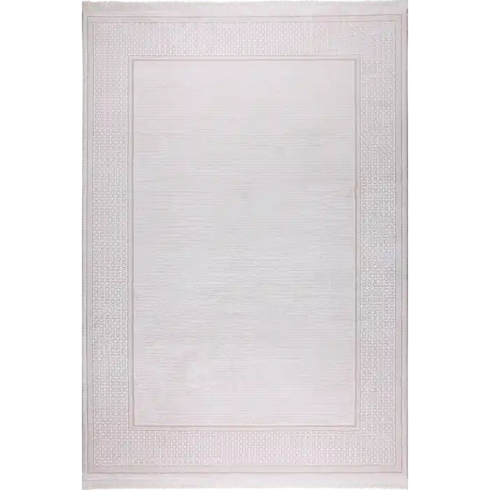 Mystique 21562A Beyaz Akrilik Salon Halısı