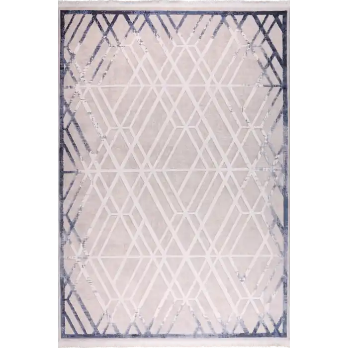 Mystique 21596A Mavi Akrilik Salon Halısı