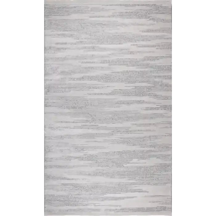 Nimbus 27319A Krem Gri Modern Desen Kesilebilir Salon Halısı