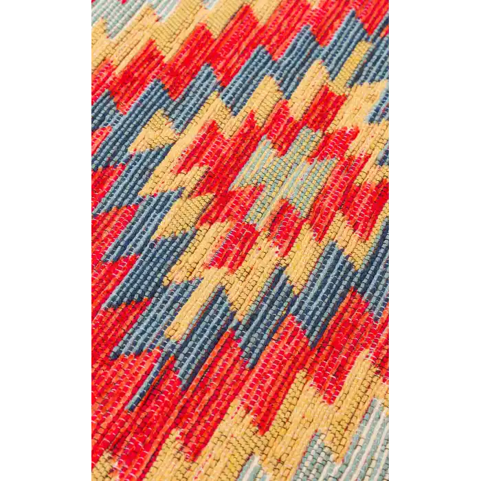 NOMAD KILIM 0031 Yıkanabilir, Çift Taraflı Kullanıma Uygun Yumuşak Tuşeli Otantik Kilim