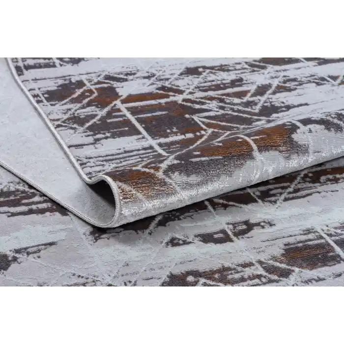 New Novart 2020 Vizon Dekoratif Modern Kaymaz Tabanlı Makine Halısı ✄